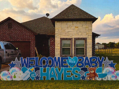 welcome home baby hayes